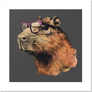 Capybara Connoisseur Posters and Art